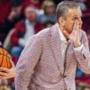 Razorbacks John Calipari on the sidelines against LSU