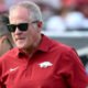Arkansas Razorbacks athletics director Hunter Yurachek on the sidelines during game against Arkansas State