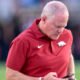 Arkansas Razorbacks athletics director Hunter Yurachek on the sidelines during game against Arkansas State at War Memorial Stadium