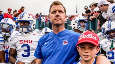SMU coach Rhett Lashlee