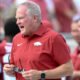Arkansas Razorbacks athletics director Hunter Yurachek on the sidelines during game against Arkansas State