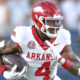 Arkansas Razorbacks running back Mike Washington against the Ole Miss Rebels