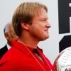 Former Tampa Bay Buccaneers coach Jon Gruden at ceremony putting him back in team's Ring of Honor