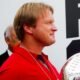 Former Tampa Bay Buccaneers coach Jon Gruden at ceremony putting him back in team's Ring of Honor