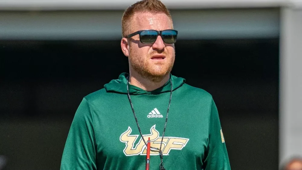 South Florida Bulls coach Alex Golesh.