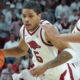 Arkansas Razorbacks guard Darius Acuff Jr. in game against the Louisville Cardinals