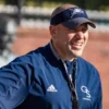 Former Georgia Southern coach Chad Lunsford before a game