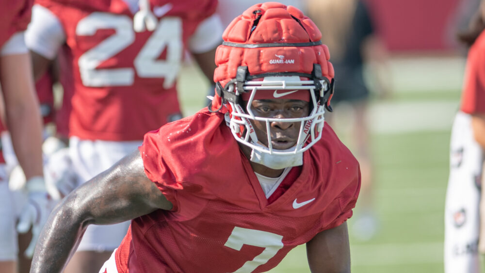 Bradley Shaw at practice