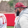 Offensive line coach Marcus Johnson