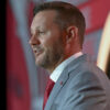 Arkansas coach Ryan Silverfield at SEC Media Days in Tampa, Fla.