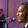 Arkansas’s Sutton Smith at SEC Media Days in Tampa, Fla.