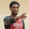 Arkansas Razorbacks Billy Richmond at a summer practice