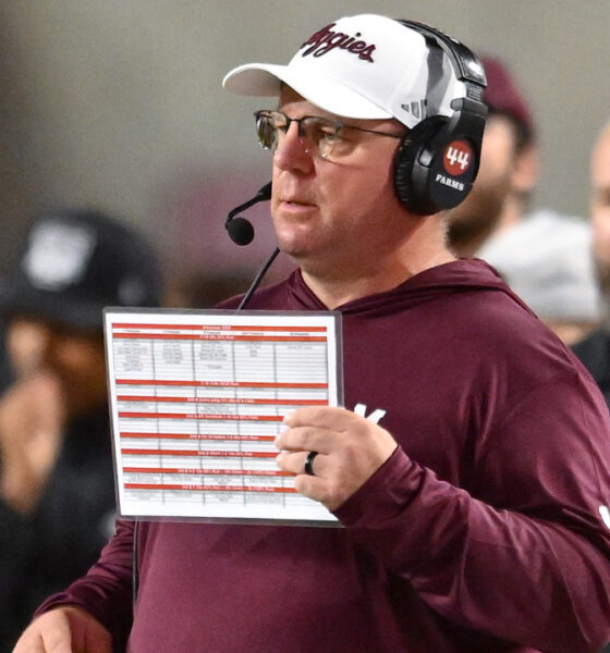 Texas A&M coach Mike Elko