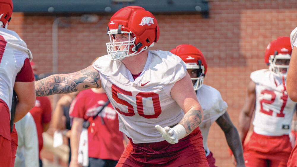 Razorback practice