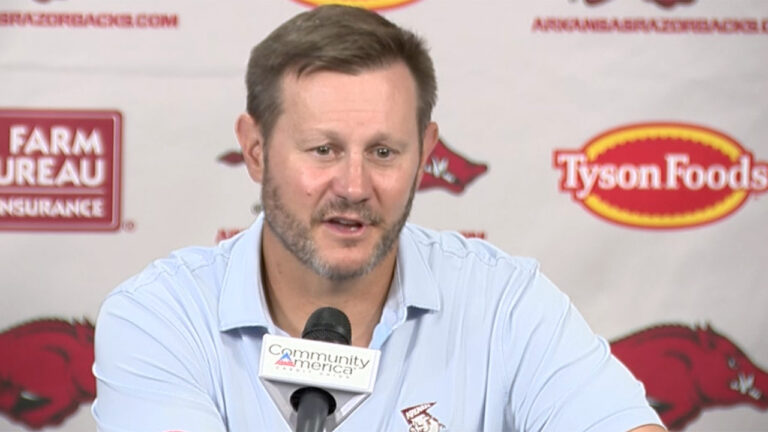 Arkansas Razorbacks coach Ryan Silverfield previewing Saturday opener against North Alabama.