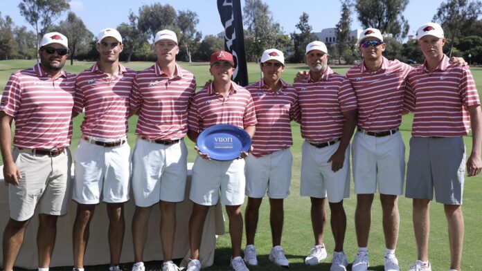 Razorback golf at Vuiori