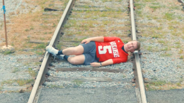 Arkansas Razorbacks on Lane Train