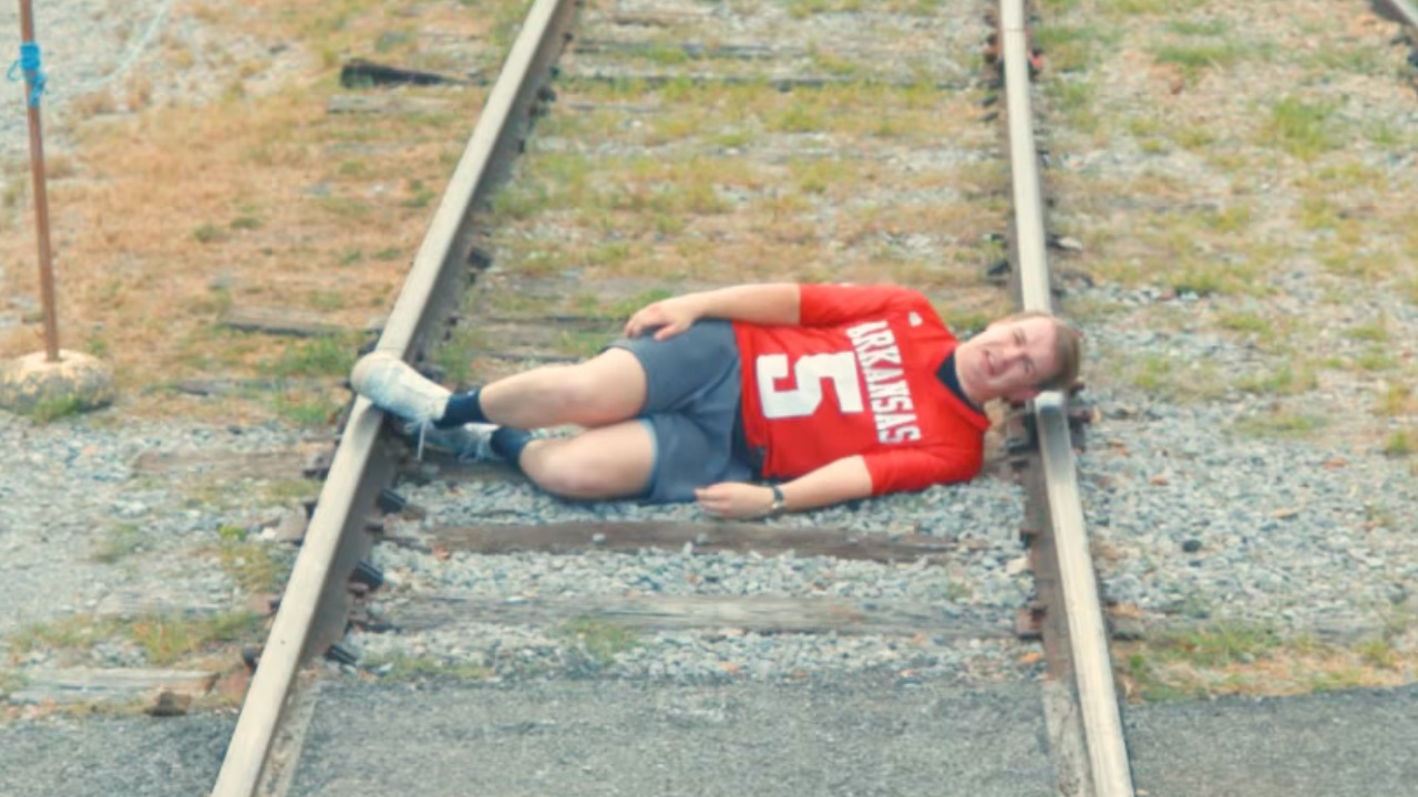 Arkansas Razorbacks on Lane Train
