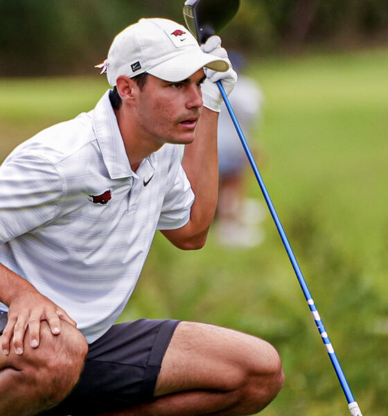 Arkansas Razorbacks Lev Grinberg at Blessings Invitational