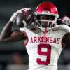 Arkansas Razorbacks defensive end Charlie Collins during game against the Vanderbilt Commodores